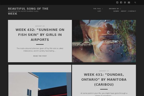 Site using Fullwidth-audio-player plugin