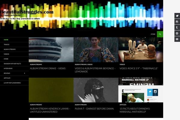 Twenty Fourteen theme site design template sample