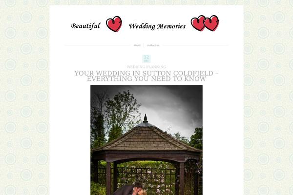 beautifulweddingmemories.com site used Blissful_blog