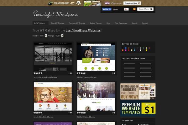 EXPOSE theme site design template sample