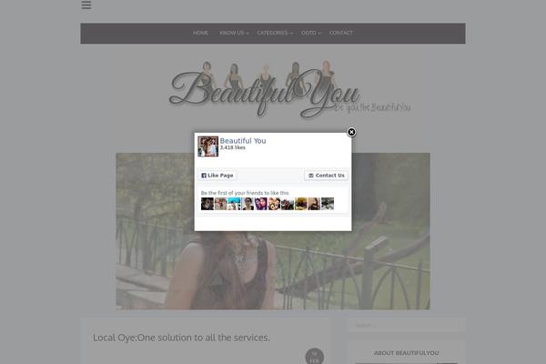 The Box theme site design template sample