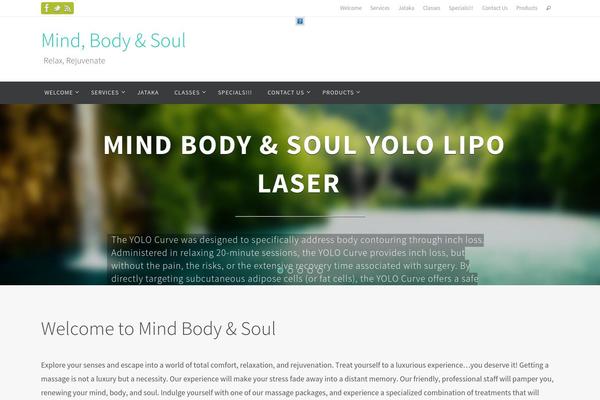 Nirvana theme site design template sample