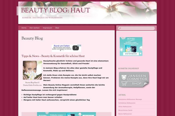 Bouquet theme site design template sample
