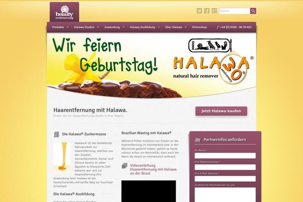 Wellness theme site design template sample