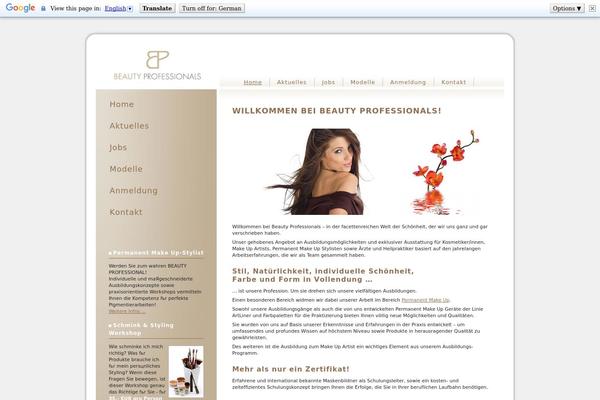 beauty-professionals.org site used Beauty