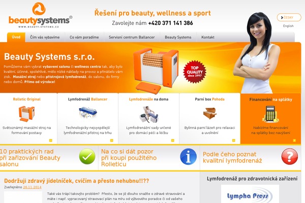 beauty-systems.cz site used Beauty
