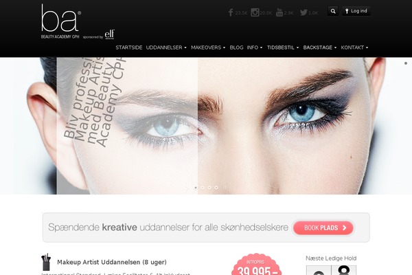Academy theme site design template sample