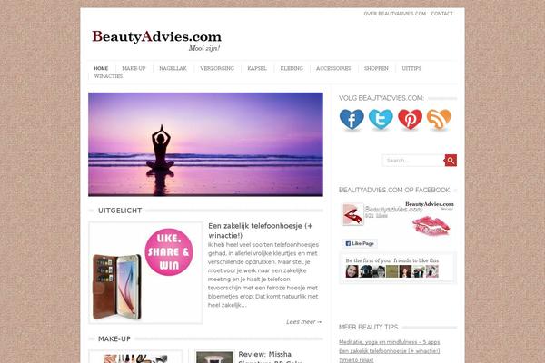 Leaf theme site design template sample