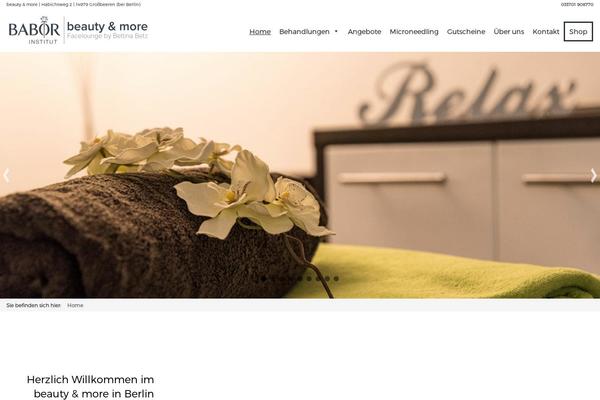 beautyandmore-berlin.com site used Babor-theme-2