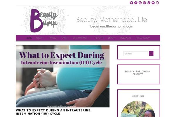 Isabelle theme site design template sample