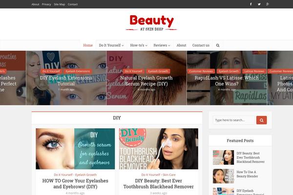 Fashionistas theme site design template sample