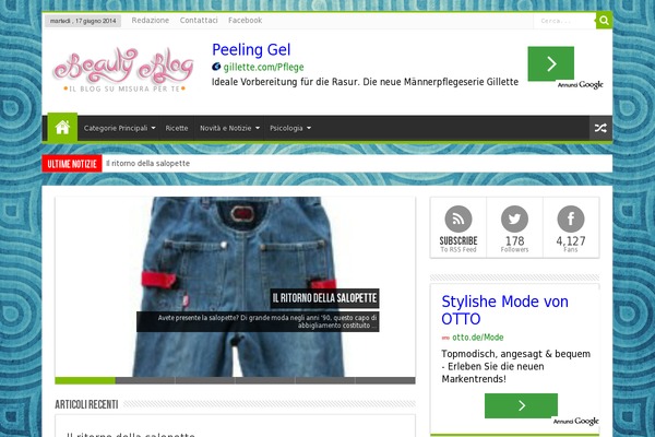 Click-mag theme site design template sample