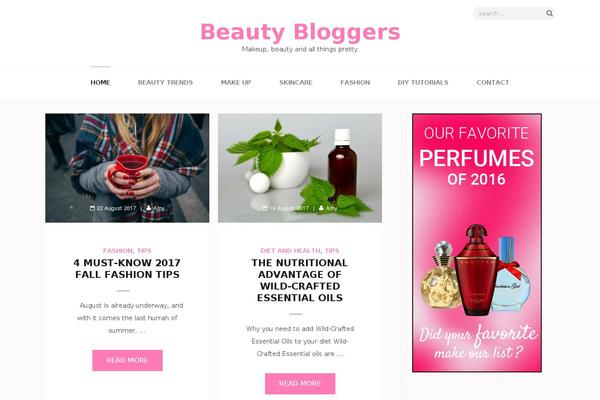 Elegant Pink theme site design template sample