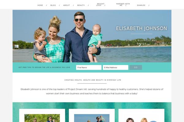 Site using Pinterest Pinboard Widget plugin