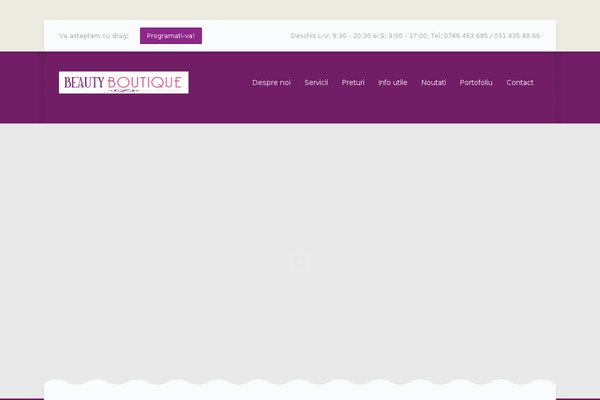 Beautypress theme site design template sample