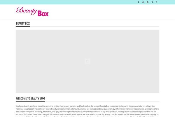 Beautypress theme site design template sample