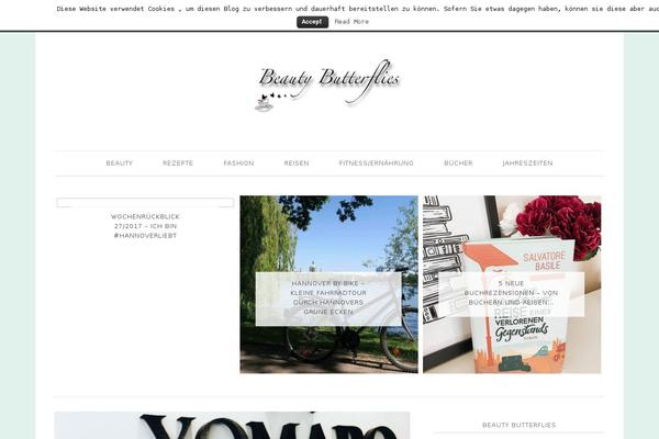 Blogus theme site design template sample