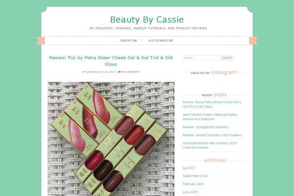 Sugar and Spice theme site design template sample