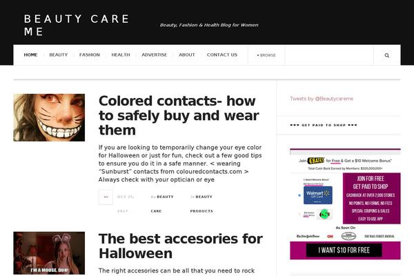 beautycareme.com site used Blogig