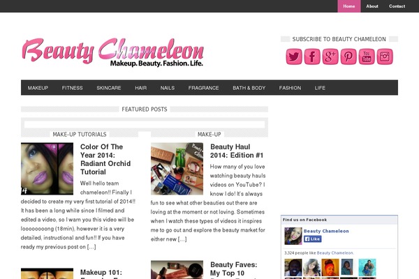 beautychameleon.com site used Acabado