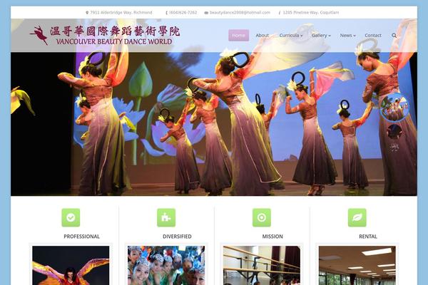 The7 theme site design template sample