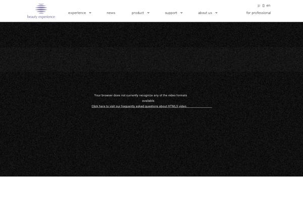 beautyexperience.com site used Bex