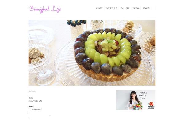 Flora theme site design template sample