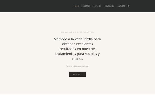 Luxury-spa theme site design template sample