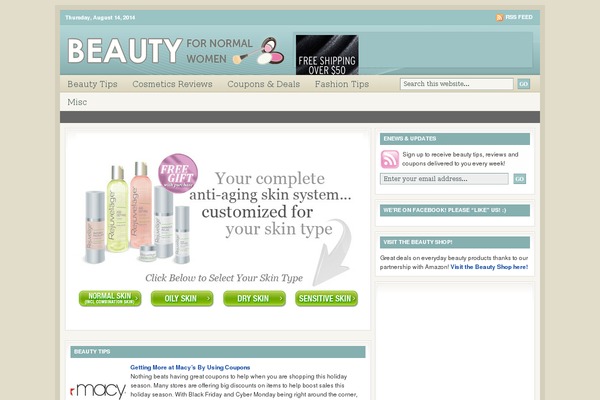Lifestyle 4.0 theme site design template sample