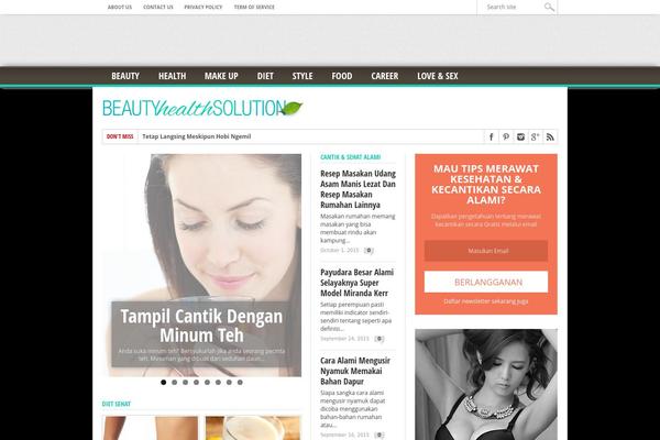 Max Mag theme site design template sample