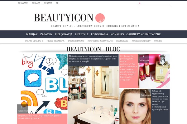 The Voux theme site design template sample