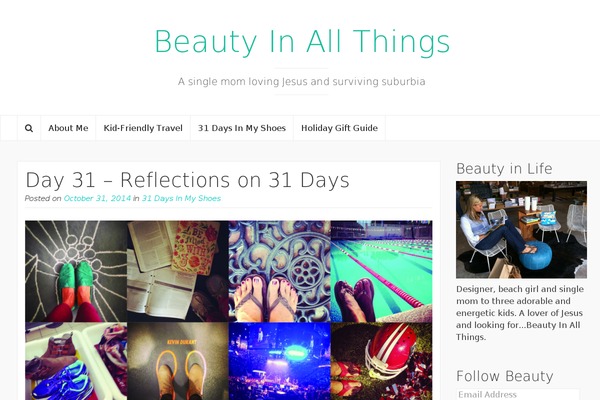 Coeur theme site design template sample