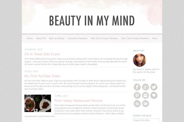 beautyinmymind.com site used Angiemakes-thekensie