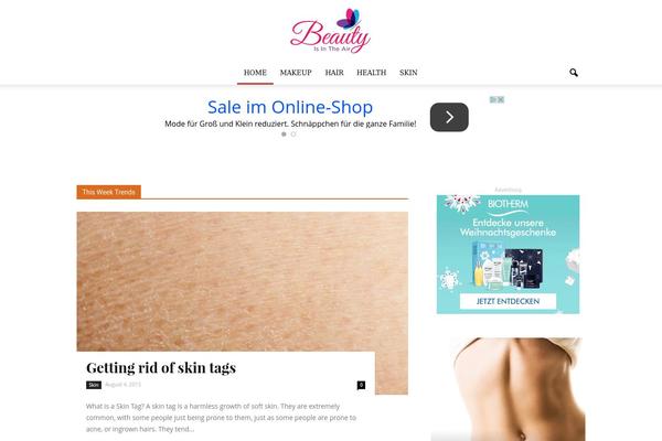 Newspaper theme site design template sample