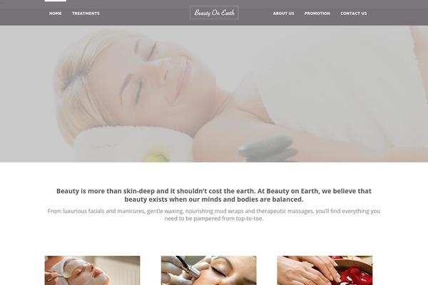 Day-spa theme site design template sample