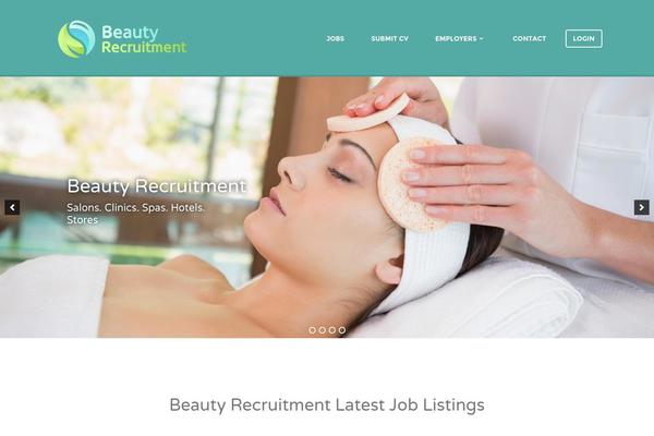 Jobify theme site design template sample