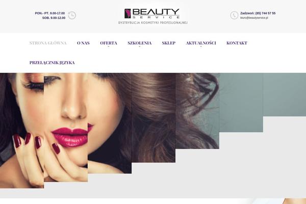Beautyou theme site design template sample