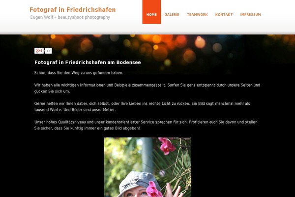 Photocrati theme site design template sample