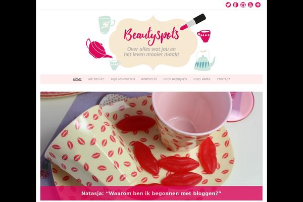 Isabelle theme site design template sample