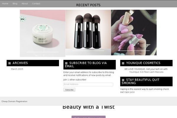 beautywithatwist.com site used Klean