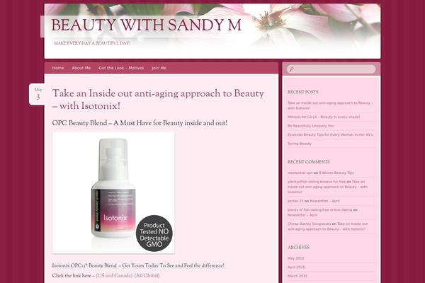 Bouquet theme site design template sample
