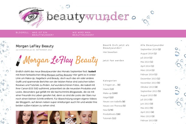 beautywunder.de site used Twenty Eleven