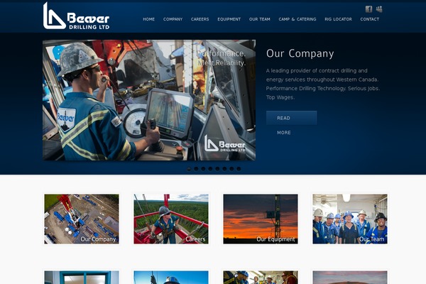 inFocus theme site design template sample