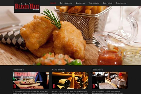 White Rock theme site design template sample