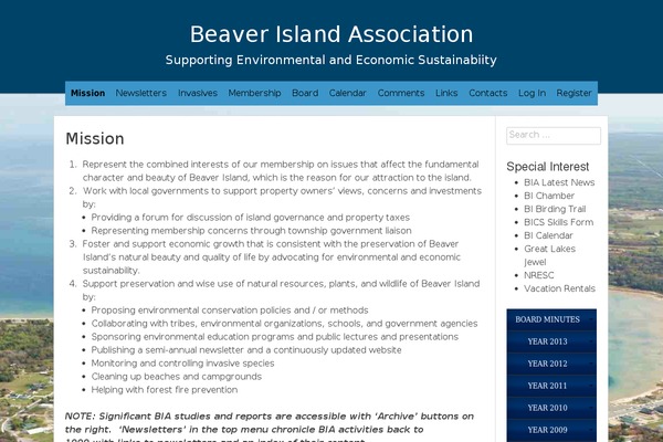 beaverislandassociation.org site used Blue River
