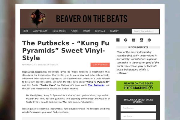 Site using TZ Flickr Widget plugin
