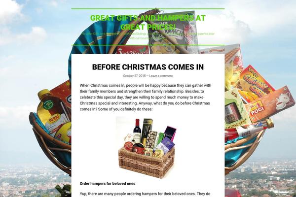 Singl theme site design template sample