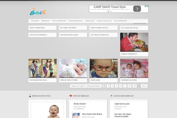 Object theme site design template sample