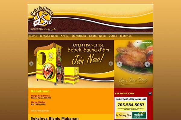 bebeksaunadsri.com site used Elements