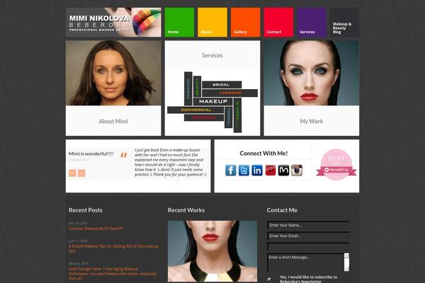 Metro theme site design template sample